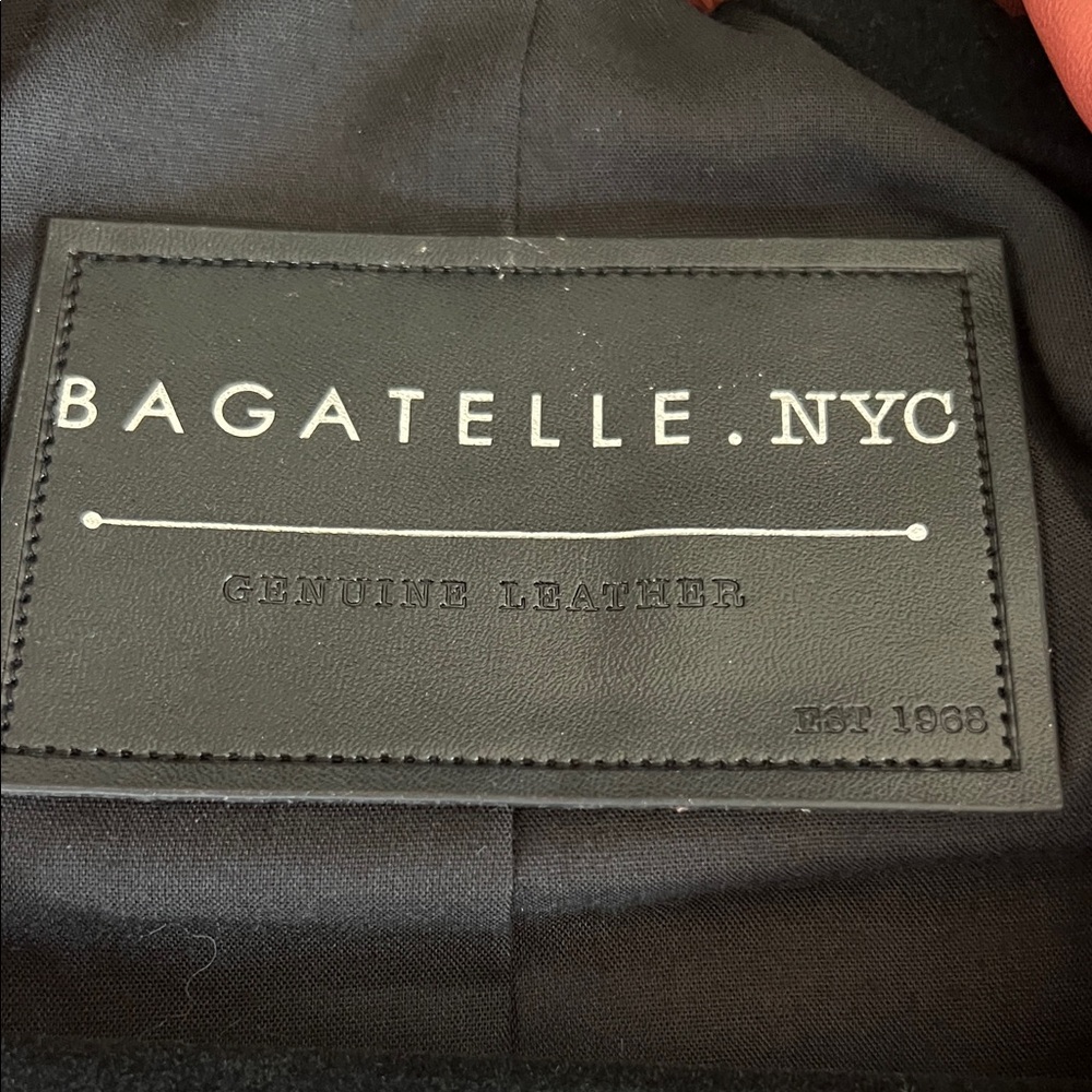 Bagatelle Rust Leather Jacket - Picture 2 of 8